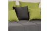 Sedací souprava Swing Big Sofa, šedá/zelená tkanina