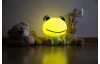 Dětská LED stolní lampa Žába, zelená