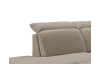 Rohová sedačka Glow, taupe látka, levý roh