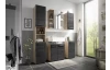 Koupelnová skříňka pod umyvadlo Vista 60 cm, dub viking/černá