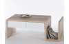 Konferenční stolek Oreo, dub sonoma/bílý