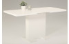 Jídelní stůl Lisa 110x70 cm, bílý, rozkládací