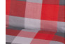 Polštář na lehátko Capri 190x5x50 cm, šedo-červený