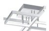 Stropní LED osvětlení Sorrento 52x16 cm, broušený hliník