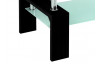 Konferenční stolek Bolero, černý/sklo