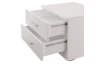 Noční stolek se 2 zásuvkami Iwetta, bílý