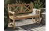 Zahradní lavice Cross, 120 cm, teak