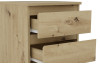 Skříňka/vysoký noční stolek Carlos 403S, dub artisan