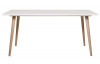 Jídelní stůl Göteborg 160x90 cm, bílá/dub sonoma