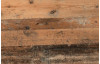 Členitý regál Fox, vintage optika dřeva
