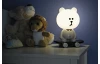 Dětská LED stolní lampa Medvídek na skateboardu