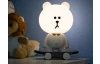 Dětská LED stolní lampa Medvídek na skateboardu