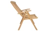 Polohovatelné zahradní křeslo Curug, teak