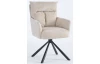 Jídelní židle Stephanie, béžová látka