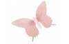 Závěsná dekorace Motýl 16 cm, růžová látka