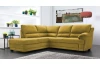 Rohová sedací souprava Nebolo, žlutá kari látka, levý roh