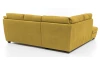 Rohová sedací souprava Nebolo, žlutá kari látka, levý roh