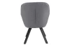Jídelní židle Chrissy, středně šedá tkanina
