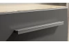 Koupelnová stojací skříňka Vista 34 cm, dub viking/černá