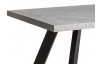 Jídelní stůl Marburg 160x90 cm, šedá beton/antracit