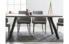 Jídelní stůl Marburg 160x90 cm, šedá beton/antracit