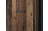 Předsíňová šatní skříň Cliff, vintage optika dřeva