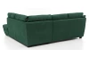 Rohová sedací souprava Nebolo, zelená látka, pravý roh