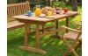 Zahradní rozkládací stůl Four Season 150x90 cm, tropické dřevo