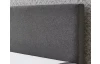 Postel boxspring Aston 140x200 cm, středně šedá látka
