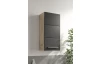 Závěsná koupelnová skříňka Vista 34 cm, dub viking/černá