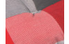 Podsedák na židle 38x6x38 cm, šedo-červený