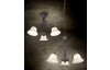 Stropní osvětlení Rustica 55 cm, rezavá barva