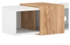 Nástěnný TV stolek Ronda, bílý/dub