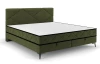 Postel Parana 180x200 cm, mechově zelená sametová látka