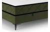 Postel Parana 180x200 cm, mechově zelená sametová látka