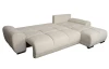 Rohová sedačka Bonn, světle béžová strukturovaná látka