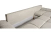 Rohová sedačka Bonn, světle béžová strukturovaná látka