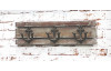 Nástěnný věšákový panel Sailer 3, hnědá vintage
