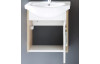 Koupelnová skříňka s umyvadlem Jersey 303-41, dub sonoma/bílá