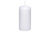 Válcová svíčka bílá, 12 cm