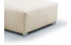 Rohová sedací souprava Alcamo, krémová látka
