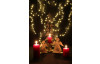 Vánoční dekorace Anděl na podstavci, dřevěný, 16 cm