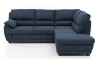 Rohová sedací souprava Nebolo, námořnická modrá látka, pravý roh