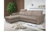 Rohová sedací souprava Star, světle hnědá látka