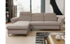 Rohová sedací souprava Star, světle hnědá látka