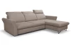 Rohová sedací souprava Star, světle hnědá látka