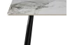 Jídelní stůl Agne 120x80 cm, bílý mramor