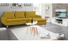 Rohová sedací souprava Enjoy, žlutá látka