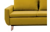 Rohová sedací souprava Enjoy, žlutá látka