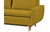 Rohová sedací souprava Enjoy, žlutá látka